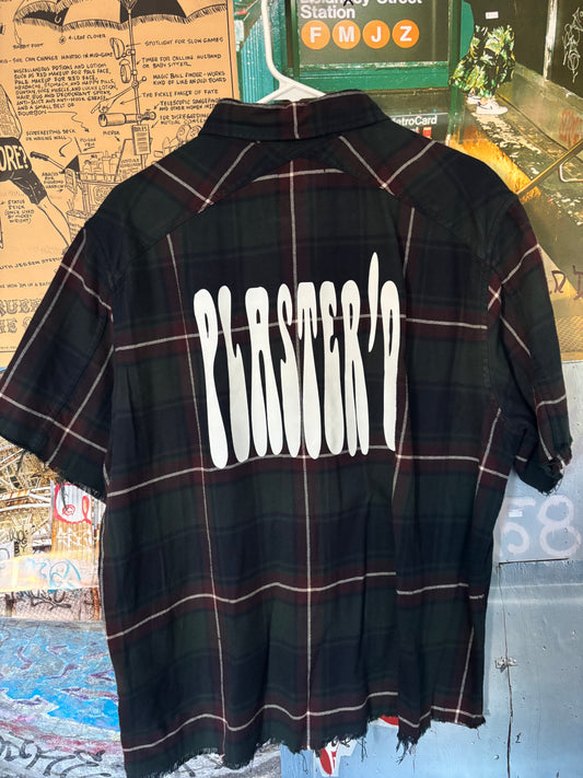 Plaster’d | Upcycled Cropped Button Down | Pendleton