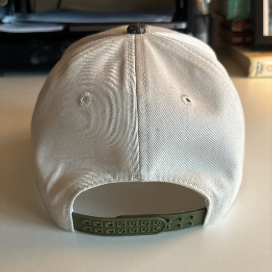 plaster’d | two-tone camo SnapBack | embroidered logo | old_e