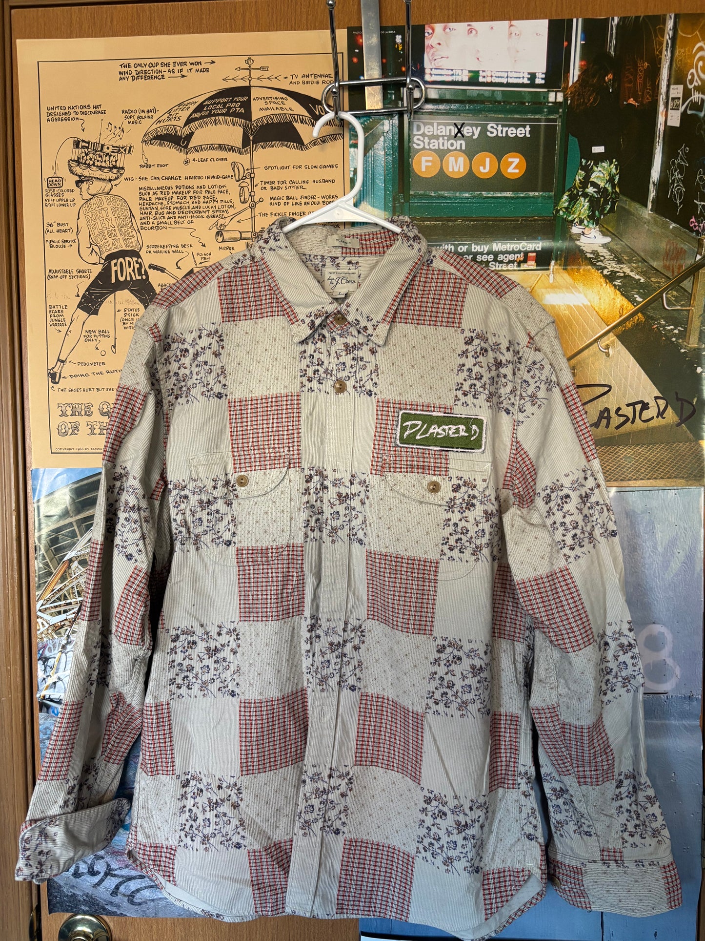 Plaster’d | Upcycled Button Down | J Crew