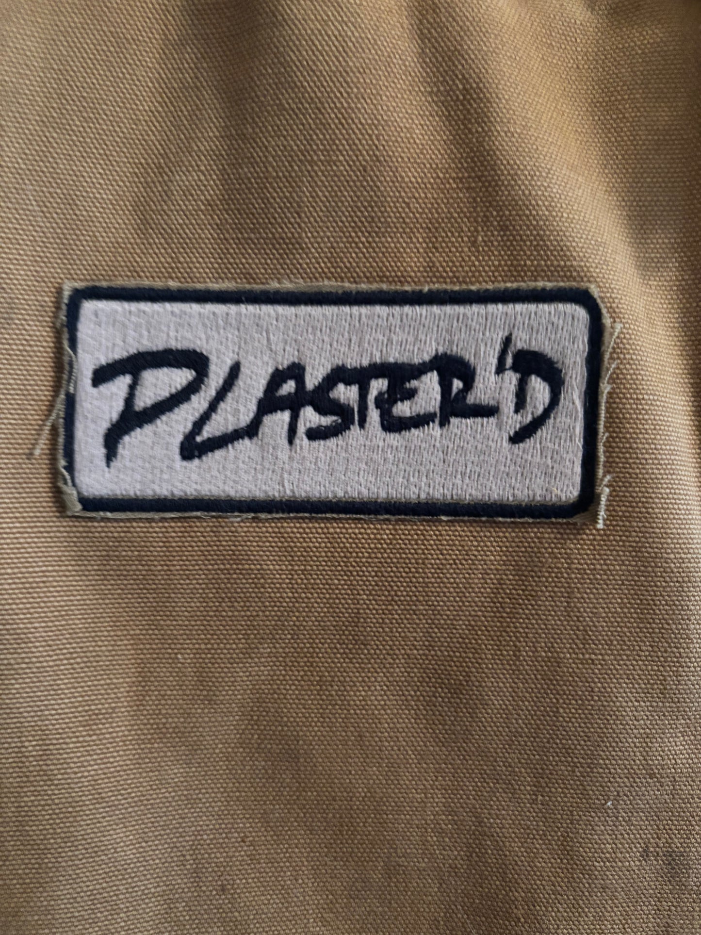 plaster’d | Upcycled Embroidered Box Logo | Carhartt Vest