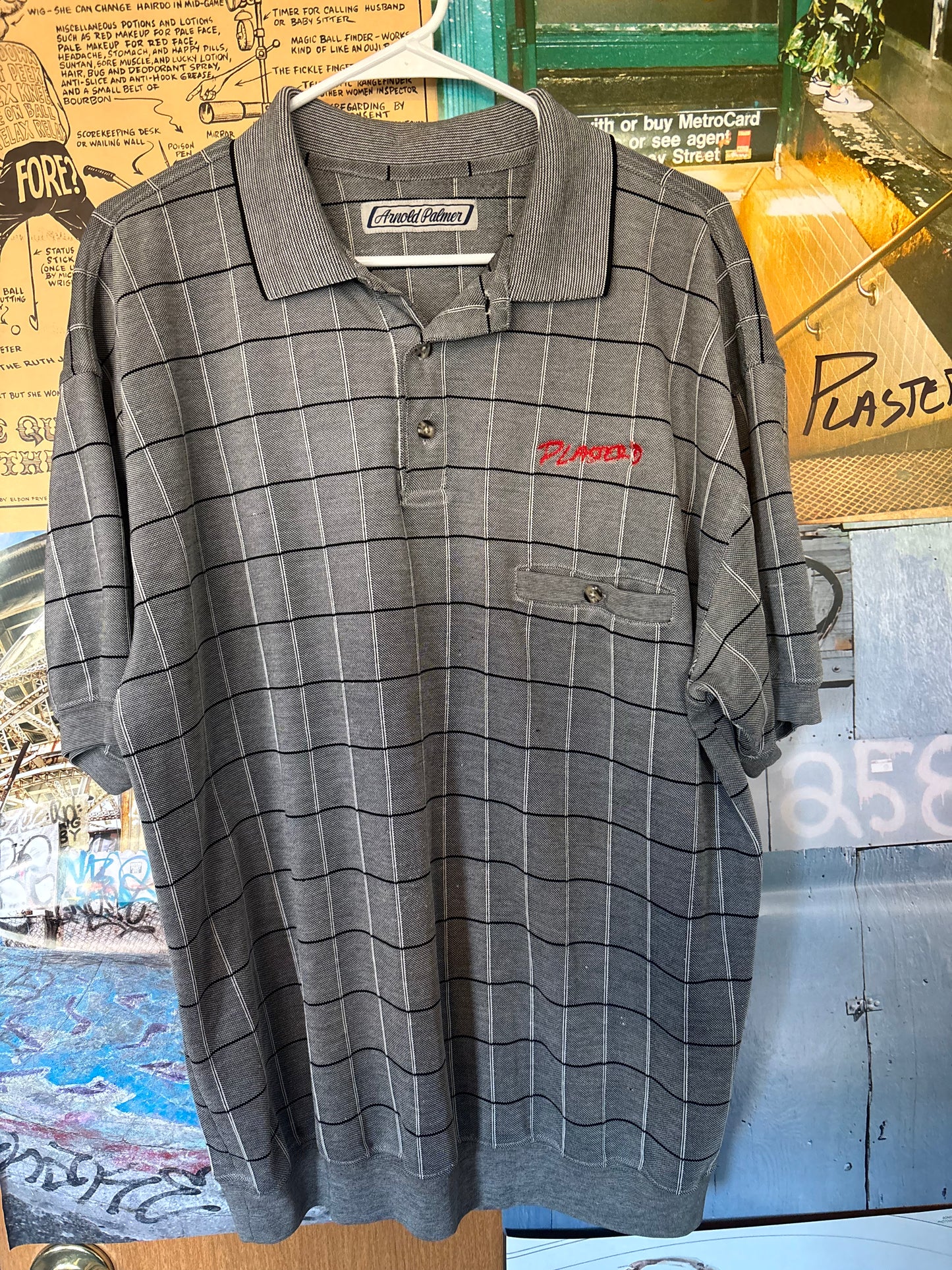 plaster'd | Upcycled Vintage | Arnold Palmer | Pocket Polo